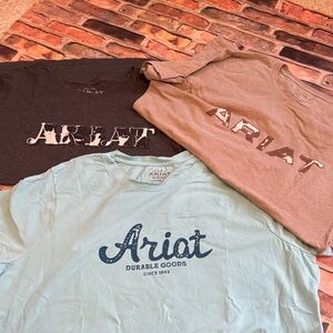 Ariat Women's Short Sleeve Tees - Black, Gray, Light Blue
